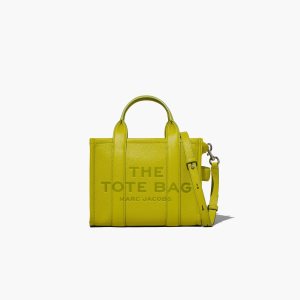 Marc Jacobs Leather Mini Tote Bag The Tote Bag Citronelle | FVX452963