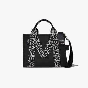 Marc Jacobs M Medium Tote Bag The Tote Bag Black/White | MRW380247