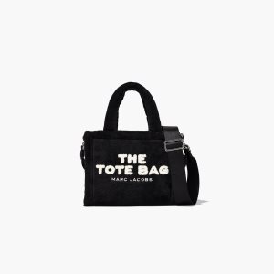 Marc Jacobs Terry Mini Tote Bag The Tote Bag Black | ZFT206195