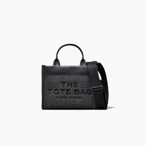 Marc Jacobs Woven DTM Mini Tote Bag The Tote Bag Black | SQG854627